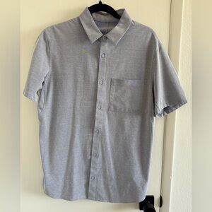 lululemon athletica Light Gray Button Down Shirt